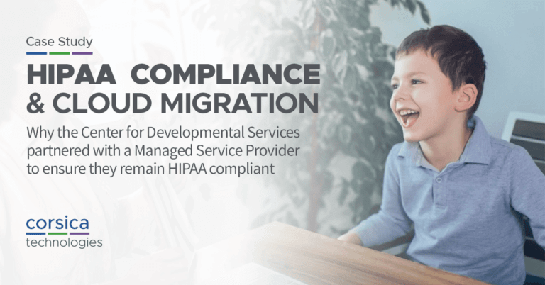 HIPAA Compliance and Cloud Migration presentation graphic.