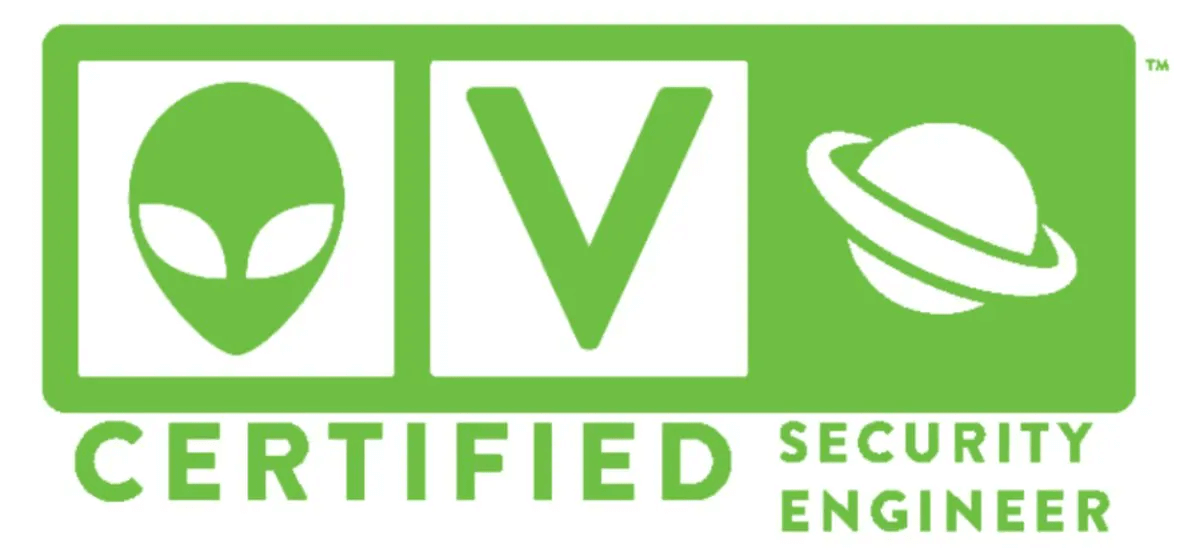 AlienVault Certified Security Engineer logo.