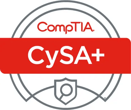 CompTIA CySA logo.